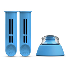 Dafi Pótszűrő 2 db + tető vízszűrő üvegre kék vízszűrő