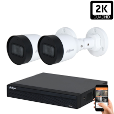 Dahua 2 biztonsági kamerás IP kamera rendszer 5MP (DAHUA-IP-5MP-S1-02) megfigyelő kamera