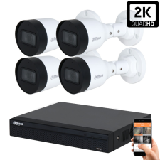 Dahua 4 biztonsági kamerás IP kamera rendszer 4MP megfigyelő kamera