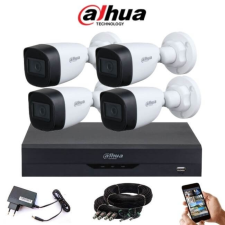 Dahua 5 megapixeles 4 csőkamerás rendszer 30 méter látótávolság megfigyelő kamera