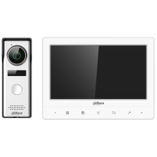 Dahua Analóg video kaputelefon szett 4 vezetékes – KTA02 (VTH1020J + VTO1000J) kaputelefon