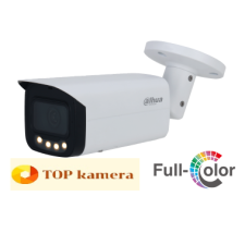 Dahua Dahua IPC-HFW5449T-ASE-LED-0360B, Full-Color 4MP, 3,6mm objektív, Fehér fény 60m, Beépített mikrofon, SD kártya megfigyelő kamera