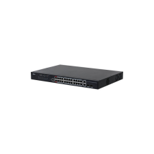Dahua Menedzselhető PoE switch - PFS4226-24GT-370 (24x gigabit PoE/PoE+ (360W) + 2x SFP uplink, RedPort 90W) hub és switch