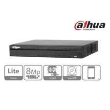 Dahua NVR2108HS-8P-4KS2 NVR, 8 csatorna, H265, 80Mbps rögzítési sávszélesség, HDMI+VGA, 2xUSB, 1x Sata, 8port PoE switch hub és switch