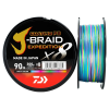  DAIWA J Braid Expedition X8E Braided Cord 300m 0,18mm 12,3kg fonott zsinór Multi color (12552-118)
