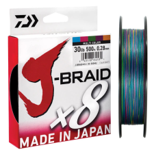  Daiwa J-Braid X8 Multicolor 8 Braid 300m 0,13mm fonott zsinór (12755-113) horgászzsinór