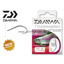 Daiwa Tournament Trout Snelled Hooks Előkötött Horog - Pisztrángos (1459) (14459-0 ) horog
