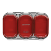  Daiwa Waterproof Sealed Unit Case Red Smoke vízálló doboz 3 rekesz 11x6.5x1.8cm (14413-305)