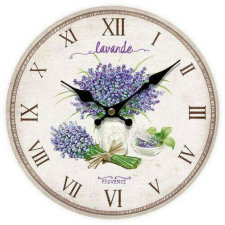 Dakls Óra Lavande Provence 34cm, fa falióra