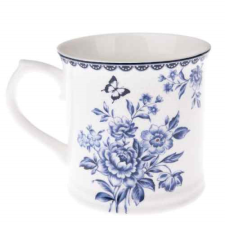 Dakls Porcelánbögre kék rózsacsokros, 400ml bögrék, csészék