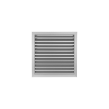 dalap Alumínium szellőzőrács fix zsaluval GRW 355x355 mm hűtés, fűtés szerelvény