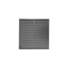dalap Fém szellőzőrács gravitációs zsaluval, karima nélkül 805x805 mm, szürke
