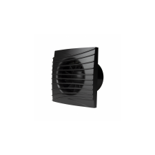 dalap Fürdőszoba ventilátor Dalap Dark 125 mm visszacsapó szeleppel ventilátor