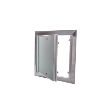 dalap Impregnált, porálló gipszkarton betétes szerelőajtó 400x400 mm hűtés, fűtés szerelvény