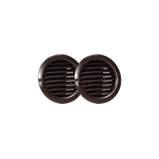 dalap Műanyag barna szellőzőrács rovarhálóval 50mm/ 2db hűtés, fűtés szerelvény