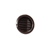dalap Műanyag barna szellőzőrács rovarhálóval 80mm