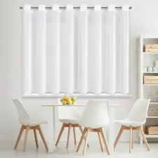  Dalia függöny matt sifon szövetből Fehér 350x150 cm lakástextília