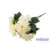  Dália-Hortenzia 15 ágú selyem csokor 61 cm - Krém