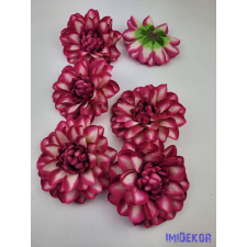  Dália selyemvirág fej 11cm - Pink Átmenetes dekorációs kellék