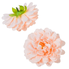  Dália virágfej salmon 302 D7,5cm 24db/csom dekorációs kellék