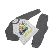 Dalma 2 Részes Pamut Pizsama - Szürke Kamion 92