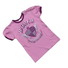 Dalma Lányka Póló - Lila Nyomott mintás 86 (KIÁRUSÍTÁS)