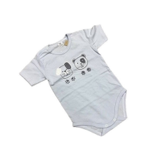 Dalma Rövid ujjú Body - Kék Kutya/Cica - 80 kombidressz, body