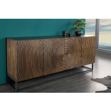 Dalton Design komód Dalton II 180 cm fekete barna mangó bútor