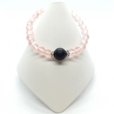  Damen karkötő Ónix-Cseresznyekvarc karkötő