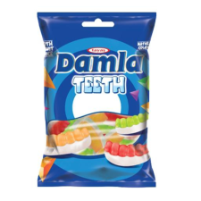  Damla gumi fogak vegyes gyümölcs ízű gumicukor 80g csokoládé és édesség