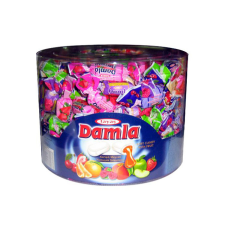  Damla gyümölcs ízű töltelékkel töltött puhakaramella mix henger - 1000g csokoládé és édesség