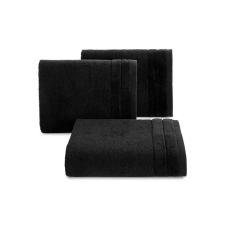  Damla velúr törölköző Fekete 50x90 cm lakástextília