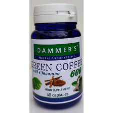  Dammers green coffee 600 zöld kávé+fahéj 600 kapszula 60 db gyógyhatású készítmény