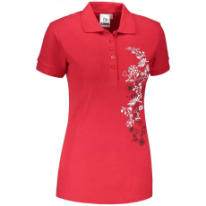  Dámské triko s límečkem ALTISPORT CARRYOVER ALW029210 ČERVENÁ méret: XXXL