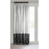  Dani fodros fényáteresztő függöny Fekete 140x270 cm