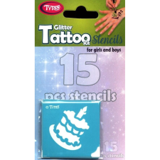 DANTE TyToo: Születésnapi csillámtetoválás sablon szett 15db-os (013-01546) szépségszalon