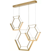 Dar Lighting Dar Lighting HEXAGON HEX0335 Függőlámpa 1x35W/LED 2800K 1043LM
