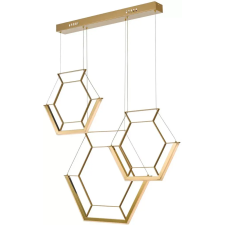 Dar Lighting Dar Lighting HEXAGON HEX0335 Függőlámpa 1x35W/LED 2800K 1043LM világítás