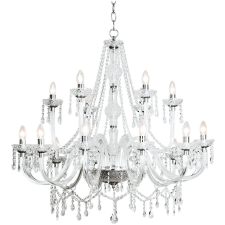 Dar Lighting glamour klasszikus csillár katie átlátszó darkat1850 világítás