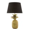 Dar Lighting glamour modern asztali lámpa safa fekete arany darsaf4235