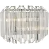 Dar Lighting glamour modern fali lámpa tuvalu csiszolt króm átlátszó dartuv0908