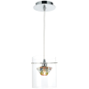 Dar Lighting glamour modern függeszték decade csiszolt króm átlátszó dardec0108