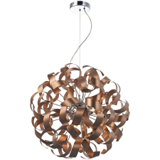 Dar Lighting glamour modern függeszték rawley eloxált alumínium csiszolt króm darraw1364 világítás