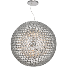 Dar Lighting glamour modern függeszték serafina króm darser8650 világítás