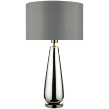 Dar Lighting modern asztali lámpa pablo fekete króm füstös darpab4267 világítás