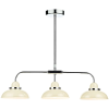 Dar Lighting modern függeszték dynamo króm tejszínes dardyn0333