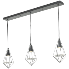 Dar Lighting modern függeszték gianni fekete csiszolt króm dargia0350 világítás