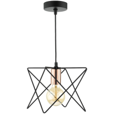 Dar Lighting modern függeszték midi fekete réz darmid0122 világítás