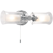 Dar Lighting modern fürdőszobai lámpa elba csiszolt króm átlátszó darelb0950 világítás