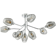 Dar Lighting modern mennyezeti lámpa eloise füstös csiszolt króm darelo1310 világítás